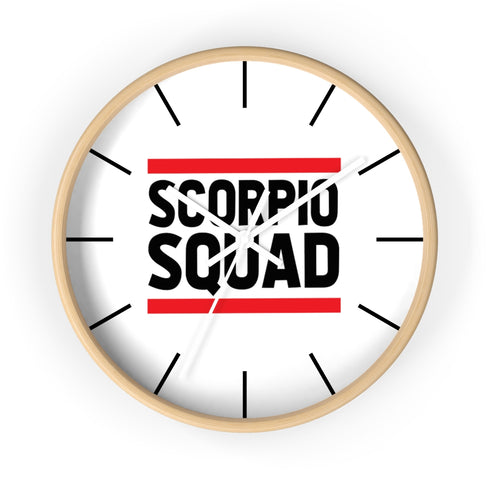 Scorpio Squad Wall clock